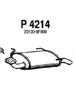 FENNO STEEL - P4214 - Глушитель NISSAN PRIMERA 1.6 98-01